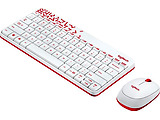 KIT Logitech Wireless Combo MK240 NANO / Keyboard + Mouse / USB / White