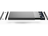 Xiaomi Mi Power Bank Pro 10K / 10000 mAh / Type-C / Grey