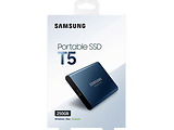 Samsung Portable SSD T5 / 250GB / USB3.1 / Type-C / MU-PA250B/WW / Blue