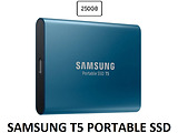 Samsung Portable SSD T5 / 250GB / USB3.1 / Type-C / MU-PA250B/WW / Blue