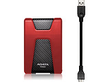 ADATA DashDrive Durable HD650 / 2TB / 2.5" / USB3.0 / AHD650-2TU31 / Red
