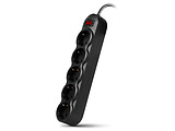 Surge Protector Sven SF-05L / 5 Sockets / 1.8m / Black