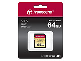 SDXC Transcend 500S / 64GB / UHS-I U3 / TS64GSDC500S