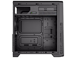 Case GameMax G561 / ATX / Transparent side panel / 3 x 12cm Blue LED Ring-type Fans / Black