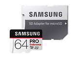 microSDHC Samsung PRO Endurance 64GB / SD adapter / MB-MJ64GA