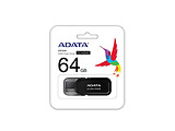 USB ADATA UV240 / 64GB / USB2.0 / Plastic / Flip Cap / Black