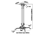 Mount Brateck PRB-18M / White