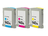 HP CG898AE / 940XL Pack of 3 cartridges  / YE + CY + MG / Color