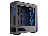 Case ATX GameMax MoonLight / Fan Controller / Ring Type Blue Fans / Black