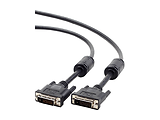 Cable Cablexpert CC-DVI2-BK-10M / 10M / Ferrite / Black