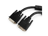 Cable Cablexpert CC-DVI2-BK-10M / 10M / Ferrite / Black