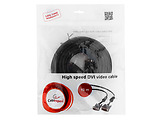 Cable Cablexpert CC-DVI2-BK-10M / 10M / Ferrite / Black