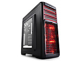 ATX Case Deepcool Kendomen / with Side-Window / without PSU / 5 fans pre-installed / Red