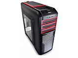 ATX Case Deepcool Kendomen / with Side-Window / without PSU / 5 fans pre-installed / Red