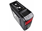 ATX Case Deepcool Kendomen / with Side-Window / without PSU / 5 fans pre-installed / Red