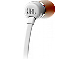JBL T110 / In-ear / Pure Bass sound / Mic / White