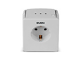 Surge Protector Sven OVP-15P / 1Sockets / White