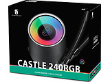 AIO Liquid Cooling Deepcool CASTLE 240 RGB / up to 250W / and for TR4 / RGB