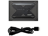 2.5" SSD Kingston HyperX FURY RGB / 240GB / SATAIII / 7mm / Controller Marvell 88SS1074 / 3D NAND TLC / SHFR200/240G /