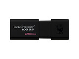 USB Flash Kingston DataTraveler 100 G3 / 256Gb / DT100G3/256GB / Black