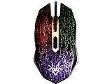 Mouse Qumo BlackOut / Soft Touch / 7 color backlight / Black