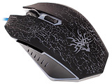 Mouse Qumo BlackOut / Soft Touch / 7 color backlight / Black