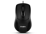 Mouse Sven RX-110 / Optical / Ambidextrous / PS/2 / Black