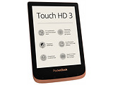 PocketBook Touch HD 3 / 6" E InkCarta / Wi-Fi / SMARTlight / HZO Protection / Copper