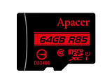 MicroSD Apacer 64GB / SD adapter / AP64GMCSX10U5-R /