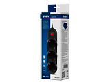 Surge Protector Sven SF-03L / 3 Sockets / 3.0m / Black