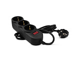 Surge Protector Sven SF-03L / 3 Sockets / 3.0m / Black