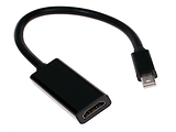 Adapter Cablexpert A-mDPM-HDMIF-02 / Mini DisplayPort to HDMI / Black