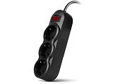 Surge Protector Sven SF-03L / 3 Sockets / 1.8m / Black