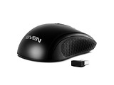 Mouse Sven RX-220W / Ambidextrous / Black