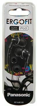 Earphones Panasonic RP-HJE125E / Black