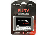 2.5" SSD Kingston HyperX FURY 3D / 240GB / SATAIII / 7mm / Controller Silicone Motion SM2258XT / 3D NAND TLC / KC-S44240-6F /