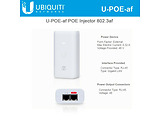 Ubiquiti / U-POE-AF / 802.3af POE Injector 15w