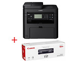 MFD Canon i-SENSYS MF237w + 2x CRG737 / A4 / Mono Printer / Copier / Color Scanner / Fax / ADF /