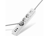 Xiaomi Mi Power Strip / 3 Sockets & 3 USB Ports / White