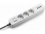 Xiaomi Mi Power Strip / 3 Sockets & 3 USB Ports / White
