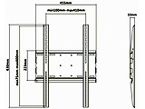 Wall Mount Reflecta PLANO Portrait 70-4060 / 35mm Black