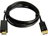 Cable Brackton DPH-SKB-0200.B / DP-HDMI / 2m / Black