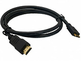 Cable Brackton Basic MHD-HDE-0200.B / miniHDMI-HDMI  / 2m / Black