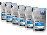 Ink Cartridge Epson UltraChrome DS / 1L x 6packs /  Cyan