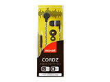 Maxell CORDZ Earphones with in-line Microphone / Black