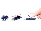 Apacer AH356 32GB USB3.1 Flash Drive AP32GAH356 / Black