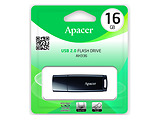 Apacer AH33616GB USB2.0 Flash Drive AP16GAH336 / Black
