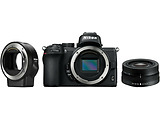 Nikon Z 50 + NIKKOR Z DX 16-50mm VR + FTZ Adapter Kit / VOA050K004 Black