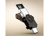 ADATA USB-C OTG READER USB3.1/Type-C for microSD Black