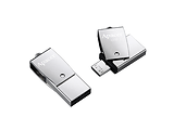 Apacer AH750 16GB USB3.1 / Micro-USB Flash Drive AP16GAH750 Silver
